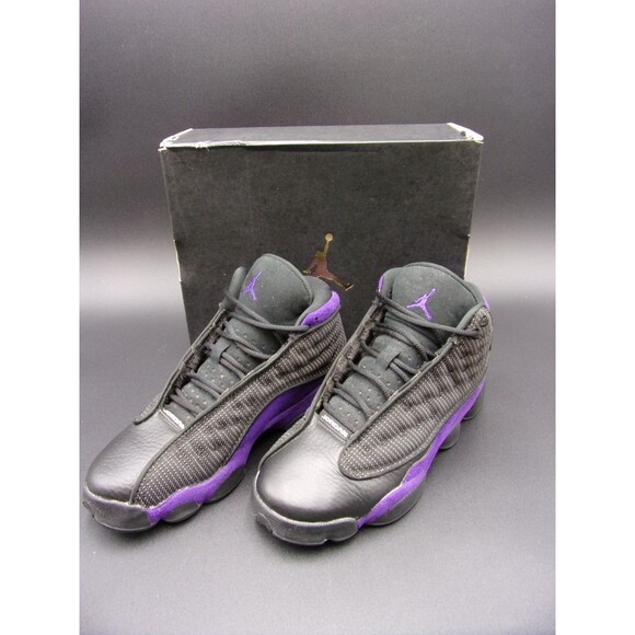 Nike Air Jordan 13 Retro (GS) Court Purple Black 884129-015 Size 4.5Y 6W Shoes